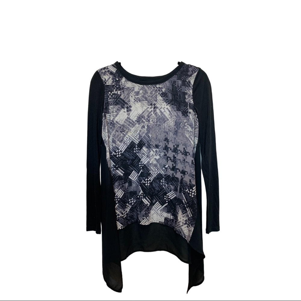 Trouve black and white top